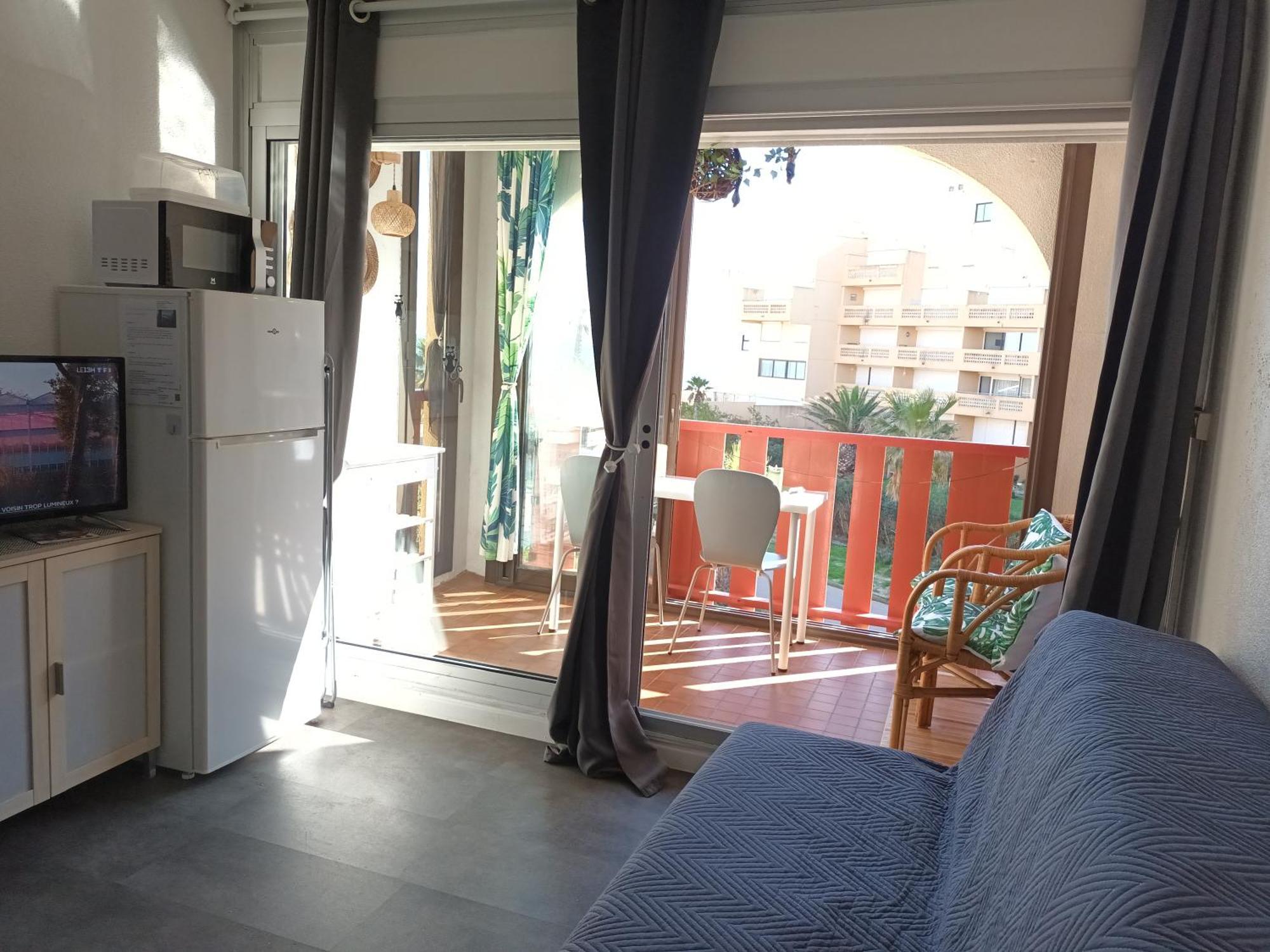 Le Victoria'S Beach Barcares - Parking Prive - Direct Plage - 5 Minutes A Pied Du Lydia - 3 Personnes Le Barcarès Zewnętrze zdjęcie